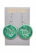Virgo Ceramic Earrings